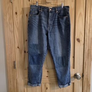 Universal Threads Boyfriend Patched Jeans 8/29R